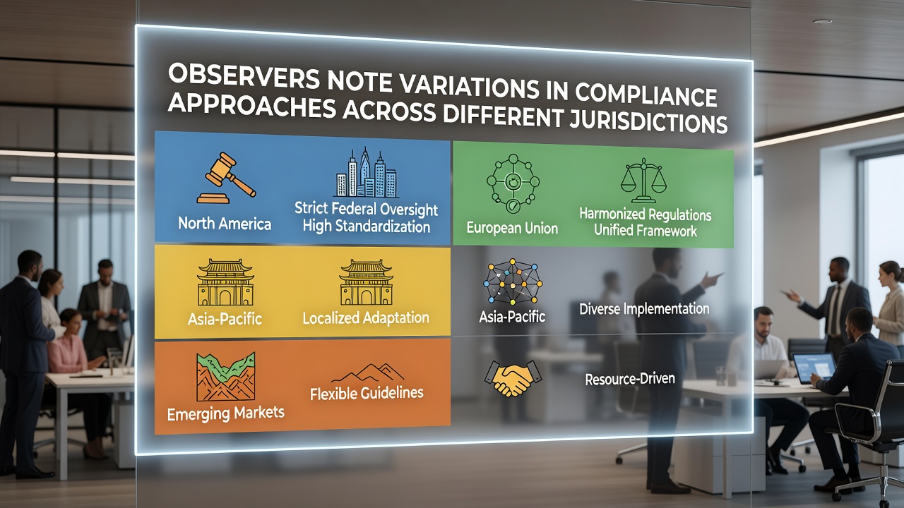 Observers Note Variations in Compliance Approaches Across Different Jurisdictions